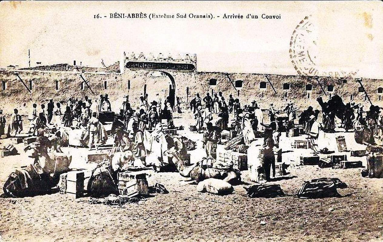 Beni-Abbes - Arrivee d'un Convoi.jpg